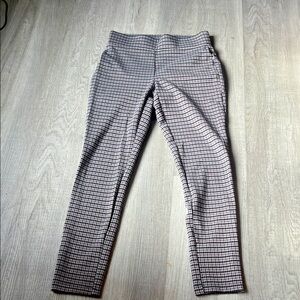 LOFT Kids Checkered Leggings - Black and White ‎  CAJA # 1